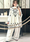 Chic Embroidered Cotton Farshi 3 Piece Set Ready to Wear Luxury