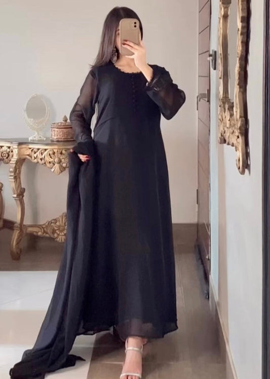Elegant Flow Chiffon Maxi 50" Length