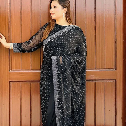 Press nug silk saree