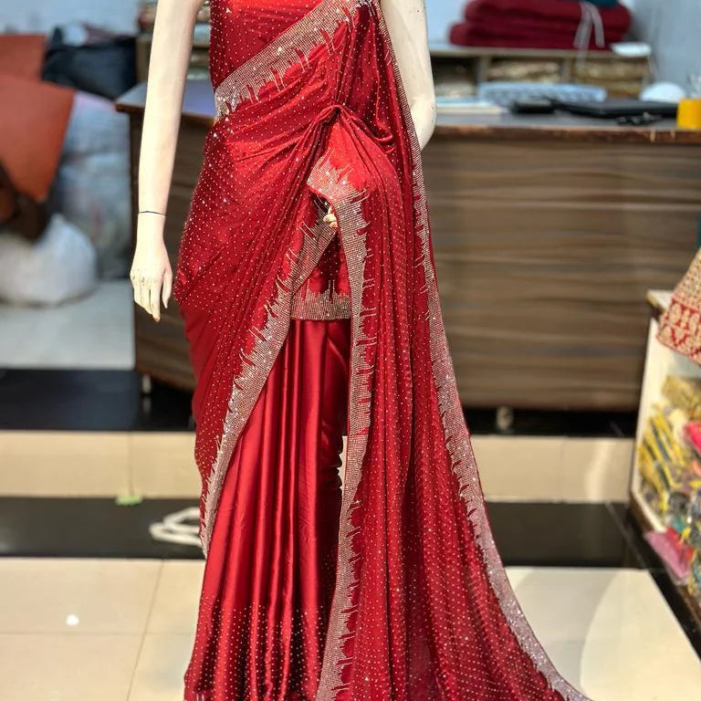 Press nug silk saree
