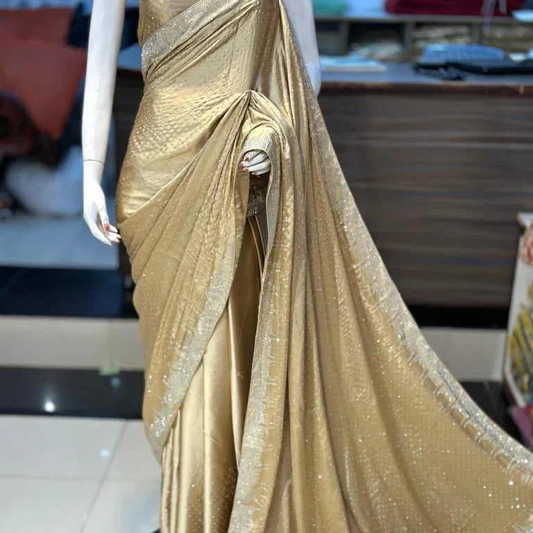 Press nug silk saree