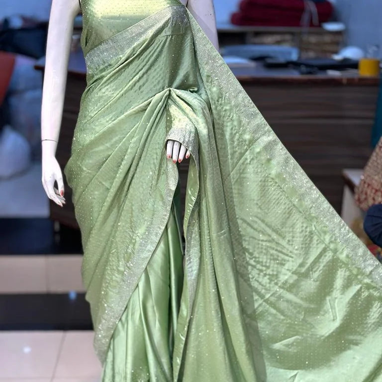 Press nug silk saree