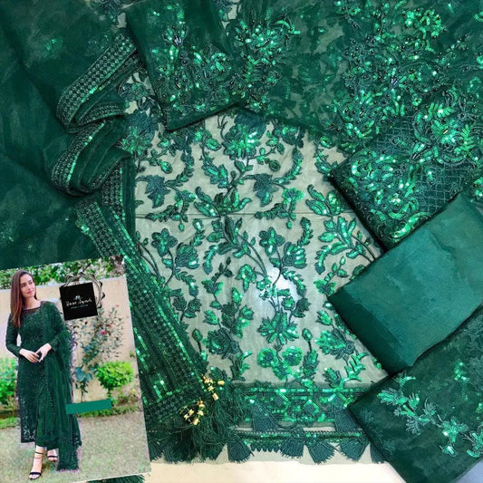 Maryum hussain green dress