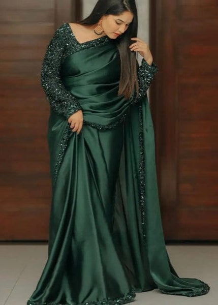 Shamoz Silk Saree  Ready to Wear Elegance