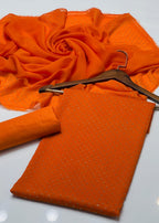 Diamond Stone Stitch Chiffon Suit