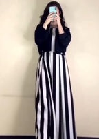 Savanna Chic Zebra Print Frock & Soft Cotton Coati 2Piece Set