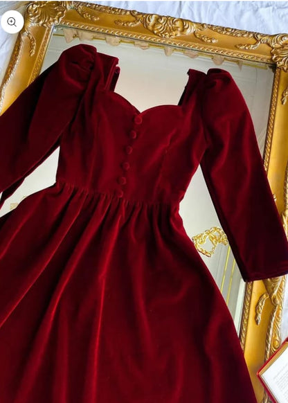 Velvet Ready to Wear Winter Dress