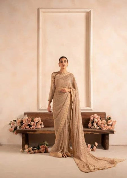 Moonlight Stitched Saree ✨