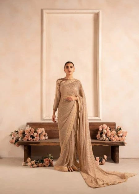Moonlight Stitched Saree ✨