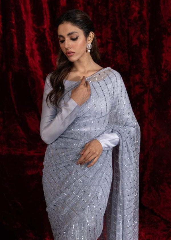 Moonlight Stitched Saree ✨