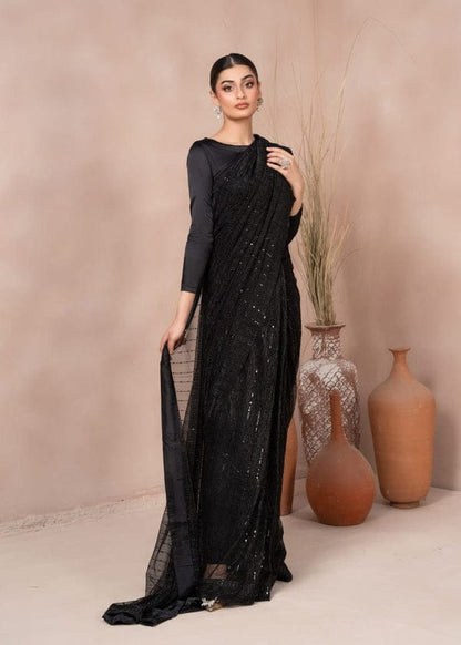 Moonlight Stitched Saree ✨