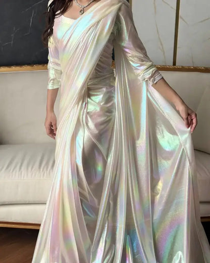Rainbow Moonlight Saree