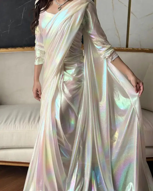 Rainbow Moonlight Saree