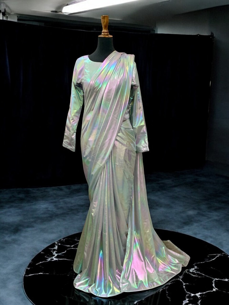 Rainbow Moonlight Saree