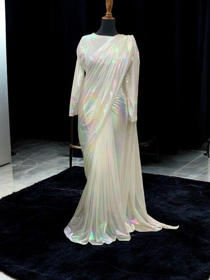 Rainbow Moonlight Saree