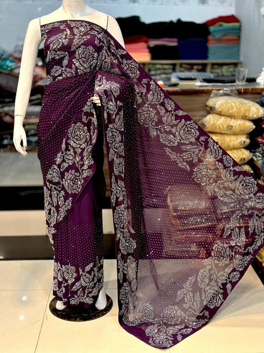 Gulaab Stone Saree
