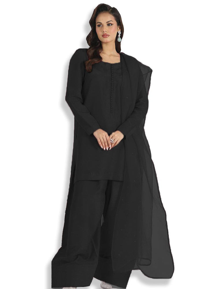 Regal Farshi Silk Ensemble (Stitched)