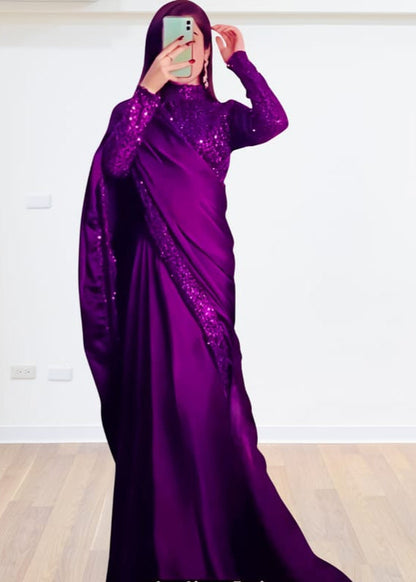 Shamoz Silk Saree  Ready to Wear Elegance