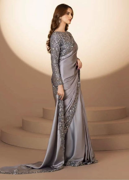 Shamoz Silk Saree  Ready to Wear Elegance