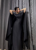 Shamoze Silk Cape Shawl & Dress Two Piece Set