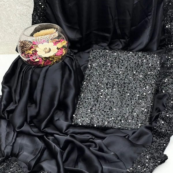 Premium Shamoz Silk Unstitched Saree