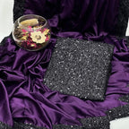 Premium Shamoz Silk Unstitched Saree