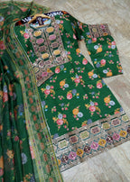 Aneela's Printed 3 Piece Suit Premium